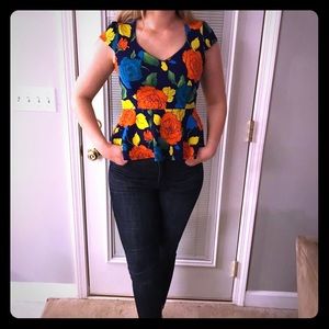 Summer peplum top